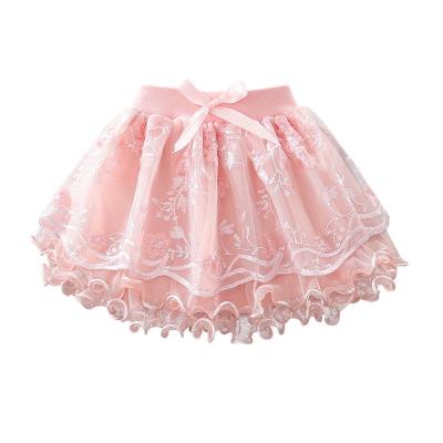 China Breathable Tutu Baby Fashion Tutu Skirt Tulle Lace Skirt Infant Pettiskirt Girl Clothes Princess Skirts for sale