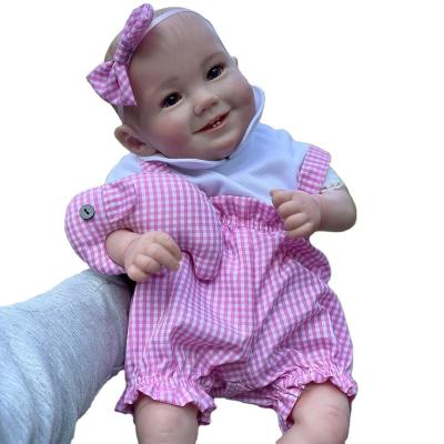 China Soft Toy 20 Inch Reborn Dolls Finished Painted Realistic Baby Dolls For Kids Comparison Cute Baby for sale