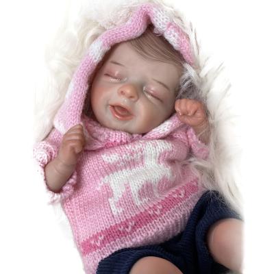 China Bebe Reborn Dolls Handmade Lifelike Soft Vinyl Reborn 12 Inch Real Silicone Dolls Soft Toy Baby for sale