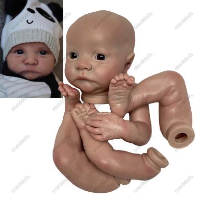 China Inch Soft Kit Reborn Doll Open Eyes Bebe Unpainted Or Painted Doll Toy 20 DIY Kits for sale