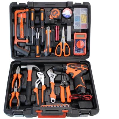 China Hot Home / Repair Tool Kit Power Tools Set 119 Pcs Household Power Tools Set Multifunctional Power Tools Combo Set With Plastic Tool Box for sale