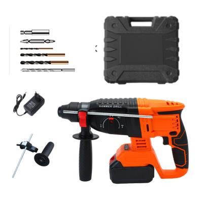 China Drill wood/metal/tile/wall/concrete electric drills hammer brushless motor hammer drill machine lithium battery electric drill 3 functions electric rotary hammer for sale