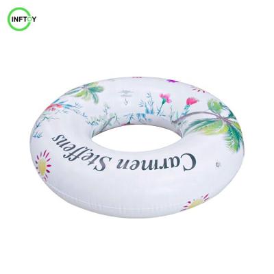 China Customized Adult Outdoor Floating Swimming Design PVC Pools Factory Custom High Quality Inflatable Air Ring for sale