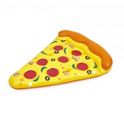 China Warter Sports Can Be Customized PVC Leisure Outdoor Home Large Pizza Inflatable Float Row Yellow Toy for sale