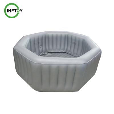 China Outdoor Use Customized Large Inflatable PVC Tub Family SPA Bubble SPA Pool Pool for sale