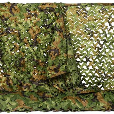 China Durable Woodland Camouflage Netting Customized Camouflage Netting For Sunscreen Camping Military Hunting Shooting Nets for sale