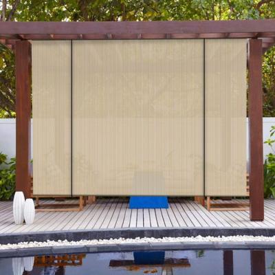 China House Roof Patio Paradise Roll Shade Roller Shade 5'Wx6'H Shade Shade Pull Outdoor Privacy Screen For Porch Deck Balcony Pergola for sale