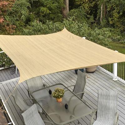 China Outdoor Backyard Rectangle Sun Shade Sail Canopy UV Blocking Tent for Backyard, Garden, Pool, Patio for sale