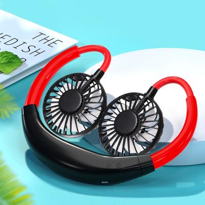 China BWOO Long Working 360 Degree Adjustment Neck Fan Plastic Material Refill Hot Selling Portable Fan for sale