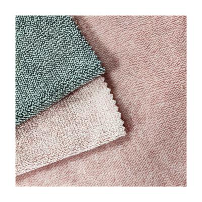 China Hot Sale Waterproof Yarn Dyed Fabric 100% Cationic Polyester Single Side Women Flannel Fabric for sale