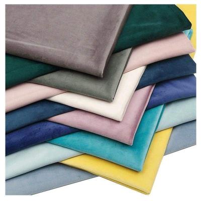 China Anti-static 100% polyester knit washable velor fabric super soft micro velor fabric minky velor fabric for sale