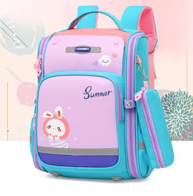 China Brand New Waterproof Fully Stocked Cute Girls Oxford Cloth School Backpack Bag For Kids for sale