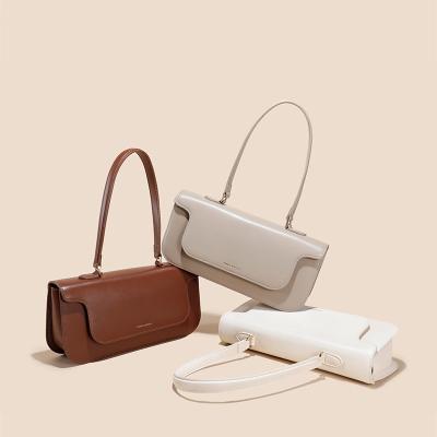 China Waterproof Simple High End Small Handbag Small Square Leather Lady Bags Small Shoulder Bag for sale