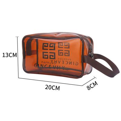 China Factory direct sale 20*8*13cm transparent visual storage cosmetic bag waterproof for sale