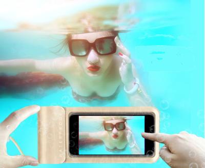 China Waterproof Touch Screen Cell Phone Waterproof Filter Frames Cover Mobile Phone Swimming Bags for sale