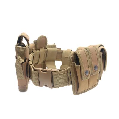 China Tactical/Sports/Fitness/Gym/Shooting/Hunting ZH 900D Nylon Durable Camouflage Outdoor Laser Cut Molle Belt Tactical Belt For Men for sale