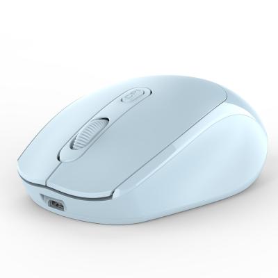 China New Morandi Cute 3D Color Rechargeable Ergonomic 2.4Ghz Computer Wireless Mouse for sale