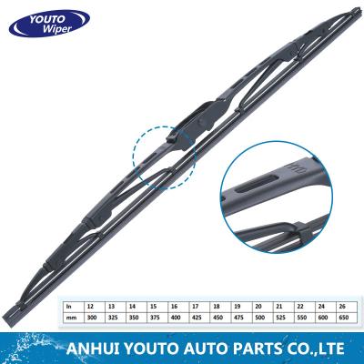 China Traditional 100% Natural Rubber Metal In Conventional Wiper With Universal U Hook Adapter for sale