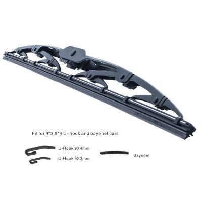 China Metal + Traditional Frame Design 100% Metal Accessories 1.2mm External Windscreen Wiper Blade For Marine for sale