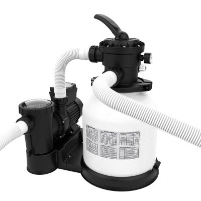 China Outdoor pool sand filter pump piping compatible with intex swimming pool for gallon 30K surface pool below for sale