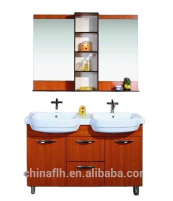 China Resistant To Scratch Bathroom Storage Furniture Compact Laminate Classic Plastic Bathroom Cabinet for sale