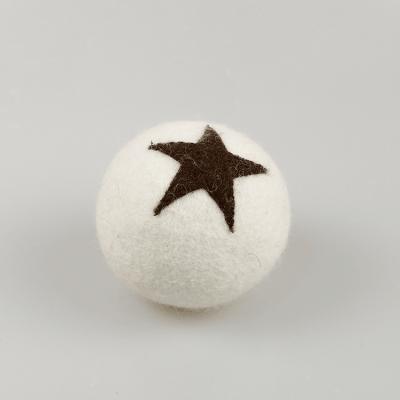 China Eco Wool Laundry Ball New Zealand Cleaning Wool Felt Organic Wool Drier Balls For Laundry for sale