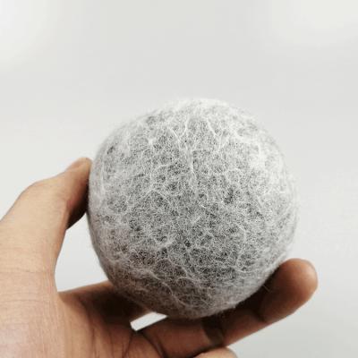 China 5 Pack Laundry Dryer Ball 100% New Zealand Wool Cotton Bag Speed ​​Up Drying Clothes 5cm Wool Drier Ball for sale