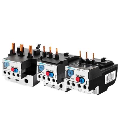 China Hot Selling Chint Epoxy Thermal Overload Relay NR2-25 Series 0.1-25A Rated Current Can Be Auto Cargo Manual Reset for sale