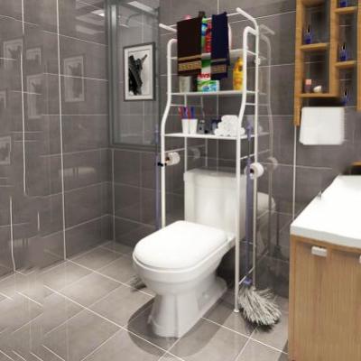 China PINPINFAMILY High Quality Wholesale Viable Space Saving Organizer Bathroom Shelving Unit Over The Toilet Storage Rack for sale