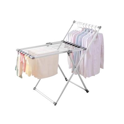 China Modern Wholesale Fast Folding Detachable Drying Rack Pinpinfamily Household Aluminum Balcony Free Installation for sale