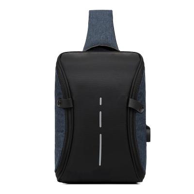 China Fashion Factory Supply High Quality Waterproof Usb Sling Bag Men Usb Men Sling Bag for sale