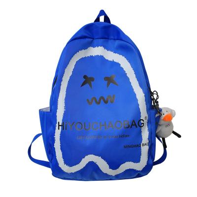 China Waterproof Backpack Bag for School Students Boys and Girls Large Capacity Travel Rucksack High School Bag Unisex Backpack for sale