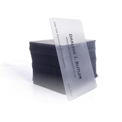 China paper & Cardboard China Manufacturer Make Custom Printing Transparent PVC Business Card for sale