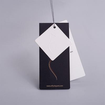 China paper & Wholesale Customized Cardboard Printing Clothing Gift Box Clothing Suits Hang Tag for sale