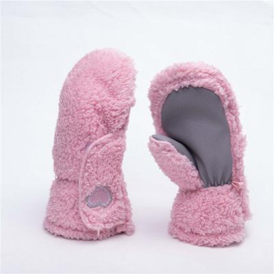 China Winter Warm Breathable Ski Gloves Kids Leather Ski Mittens Child Best Price for sale