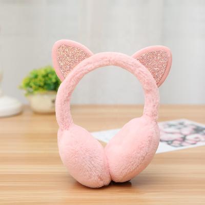 China Warm Kawaii COMMON Female Earmuffs Cat Ears Ear Muffs for sale