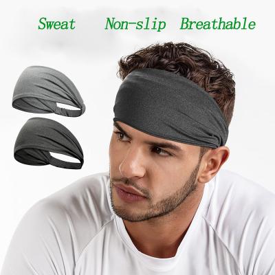 China Adjustable Breathable Fitness 100%cotton Headband Gym Running Accessories Custom Elasticity Headbands No Minimum for sale