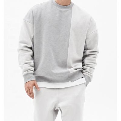 China New Anti-wrinkle Solid Color Round Neck Sweater Youth All-match Fleece Men Oversized Hoodies for sale