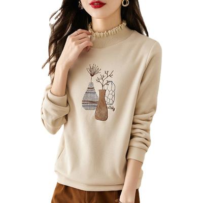 China Custom Made Women's Hoodies Women's Anti-Wrinkle Pullover Women's Clothing Factory Popular Hoodie Polyester Sweatshirt for sale