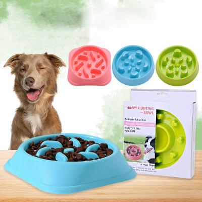 China Stored Slow Feed Pet Bowls Slow Feeder Eating Dog Food Bowl for sale