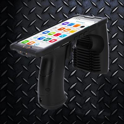 China Handheld Computer Long Range UHF Wifi Barcode Rfid Scanner Handheld Reader Android System for sale