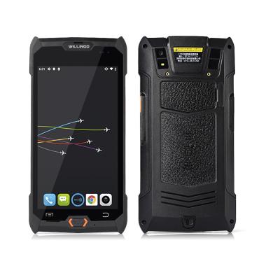 China Industrial Rugged Handheld Logistics Smartphone Barcode Scanner qr code reader Pda outdoor logistics pda for sale