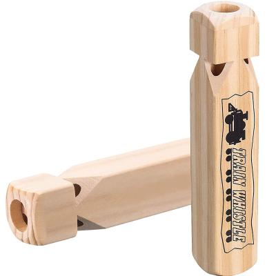 China Small Wooden Whistle Train Whistles Educational Toy Party Favors for sale