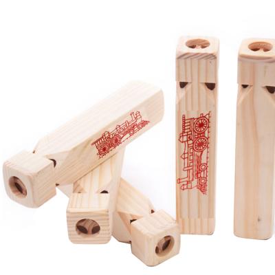 China Wooden Train Whistles Wooden Train Whistle For Kids 4 Tones Wooden Train Whistle For Party Favor for sale