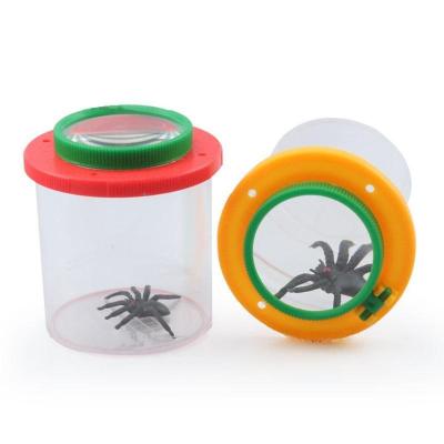 China Small Viewing Items Magnifying Insect Box Insert Bug Magnifying Glass Container Bug Cage Insect Pot For Kids for sale