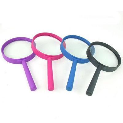 China 3X Magnifier Magnifier 60mm Reading Glass Magnifier 60mm Portable Handheld Magnifying Lens For Children for sale