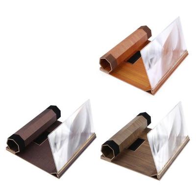 China Wooden Screen Wooden Magnifier Video Phone Amplifier for sale