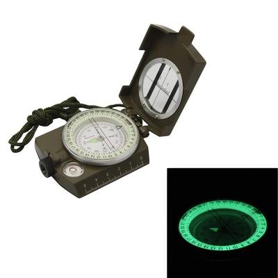 China Pointing Guide DC-60 Metal Pocket Compass Waterproof Navigator with Foldable Military Army Compass for sale