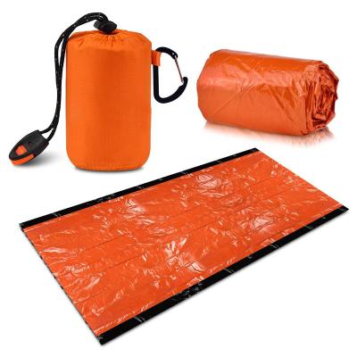 China Hybrid Type Emergency Sleeping Bag Compact Bivy Bag Blanket Survival Waterproof Ultralight Thermal Sleeping Bag for sale