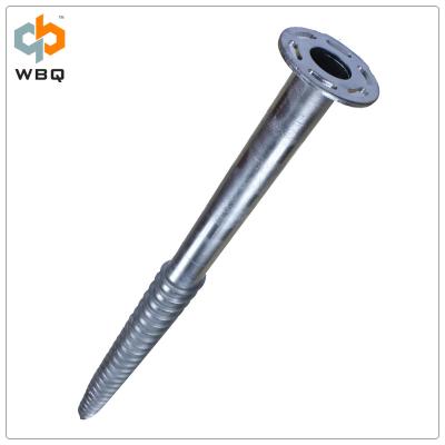 China Steel Wooden House Fence Screw Anchor for sale